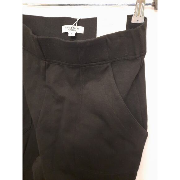Max Studio London S Nwt Black Utility Pants Msrp $128 mid-rise ankle length - Picture 2 of 8